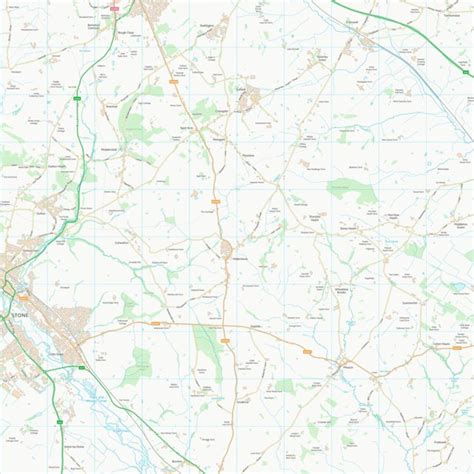 Stafford District (B) (SJ93) Map by UK Topographic Maps | Avenza Maps