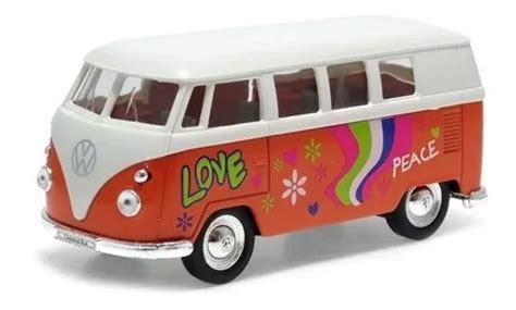 Miniatura Volkswagen Kombi Antiga T1 Bus 1963 Coleção 1 36