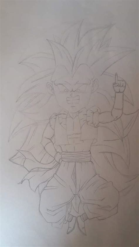 Dibujo De Gotenks Ssj3 Dragon Ball EspaÑol Amino