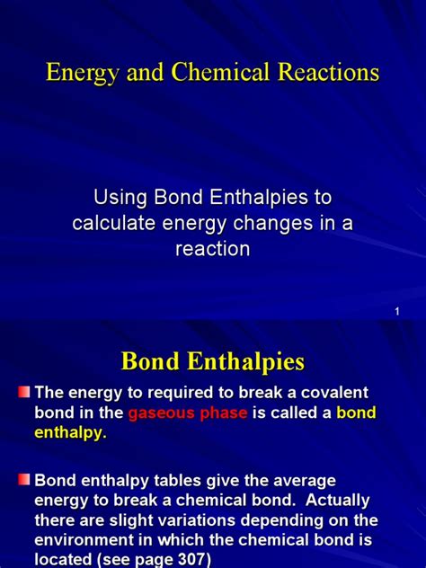 Bond Enthalpy | PDF | Enthalpy | Chemical Reactions