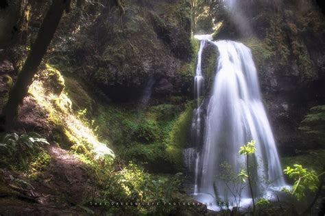 Spirit Falls, Moon Falls, and and Pinard Falls Near Eugene