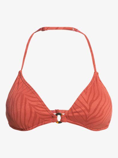 Wild Babe Fixed Tri Bikini Top For Women Roxy