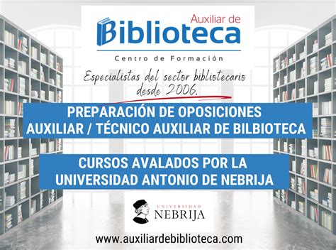 Curso Intensivo Oposiciones Pago Academia Auxiliar De Biblioteca