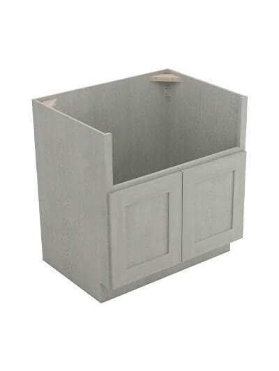 An Fsb36b Nova Light Grey Shaker 36 Farm Sink Base Cabinet