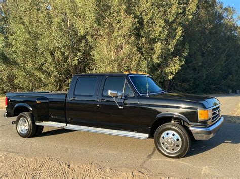 1990 Ford F 350 73 Crew Cab 2wd Dually Xlt Lariat Ats Turbo Classic