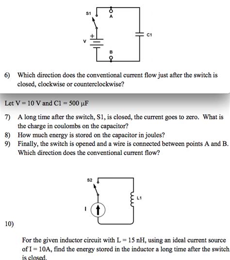 Solved Which direction does the conventional current flow | Chegg.com