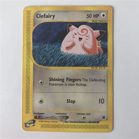 Pokémon Tcg Clefairy Expedition 101165 Regular Common For Sale Online