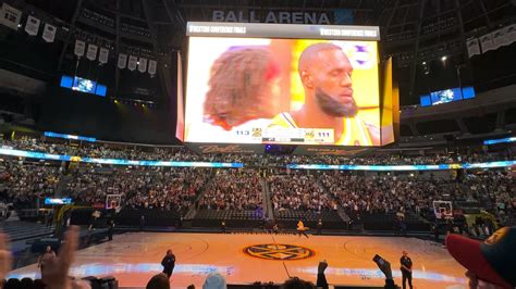 Inside Ball Arena the moment they won the West : r/denvernuggets