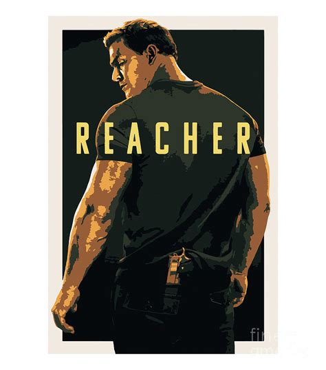 Jack Reacher Tv Series Art Digital Art By Kirania Finest Fine Art America