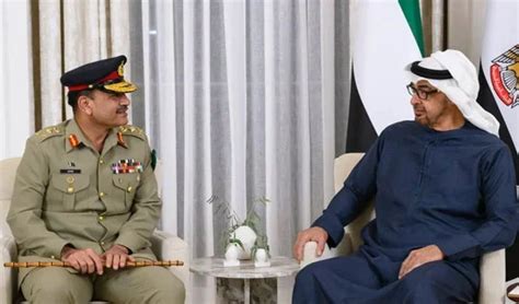 Coas Meets Uae President Discusses Bilateral Relations The Pakistan