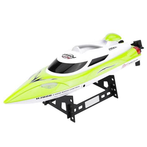 EJ life Bateau Jouet RC 2 4GHz Télécommande 4 Canaux Mini Bateau Bateau