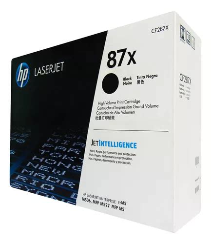 Cartucho De Toner Hp 87x cf287x Negro 100 Original Envío gratis