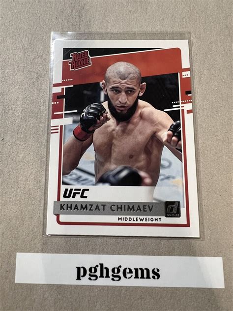 Khamzat Chimaev Panini Chronicles Donruss Ufc Rated Rookie Rc