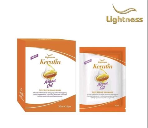 Lightness Keratin Argan Oil Deep Repair Hairmask Lazada Ph