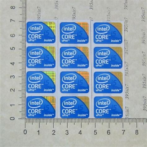 Intel Core I5 Sticker 1st 3rd 4th 6th 7th 8th 9th 10th Gen Sticker X 12 Pcs Ebay