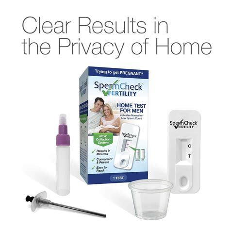 Spermcheck Fertility Home Test Kit For Men Shows Normal Or Low Sperm