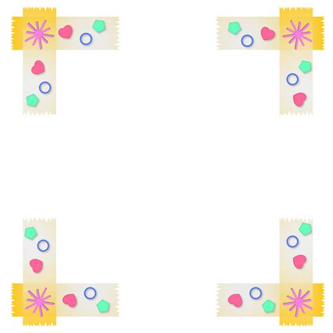 The Cute Paper Border 20522676 Png