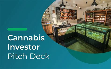 Cannabis Investor Pitch Deck Template Customizable