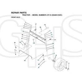 Husqvarna Lr110 Front Axle GHS