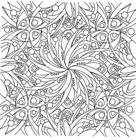 Abstract Flowers Coloring Pages At Getdrawings Free Download