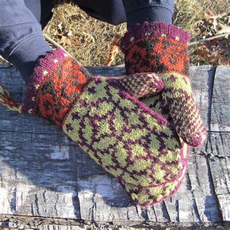 Free Knitting Patterns Scandinavian Mittens Mikes Nature