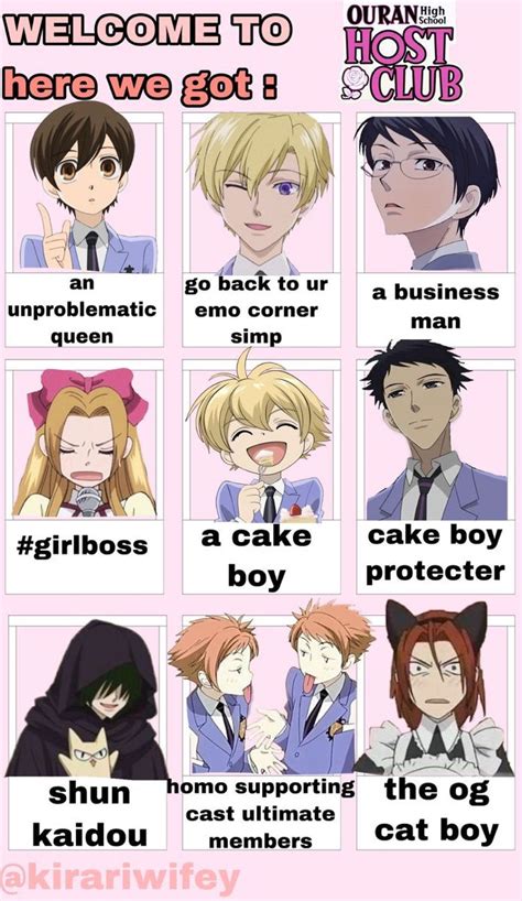 Pin By ≧∇≦ On Ouran High School Host Club 🌺 Ouran High School Host