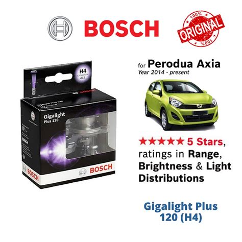 Original Bosch Gigalight Plus H Headlight Bulb V W Pcs