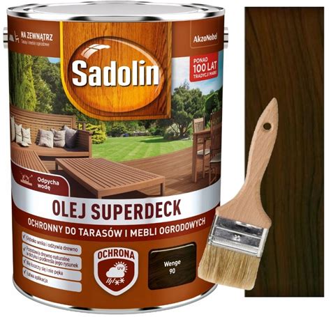 Sadolin Olej Superdeck Do Taras W L Wenge P Dze Z Oleje