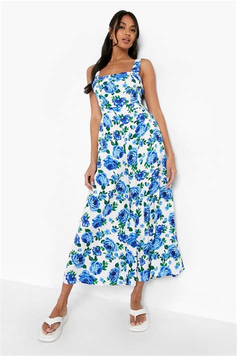 Floral Tie Back Culotte Jumpsuit Boohoo Uk