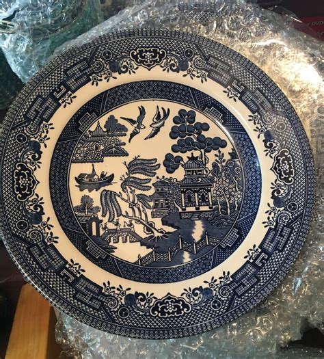 Churchill England Blue Willow China Etsy