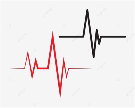 Pulse Line Vector Illustration Ekg Monitor Vector Illustration Ekg Monitor Png And Vector