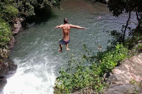 Cliff Jumping And Sliding At Aling Aling Waterfall: Triphobo