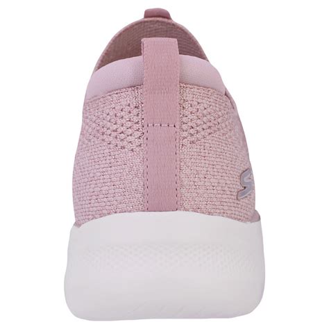 Tênis Skechers Feminino Go Walk 6 Glimmering Rosa