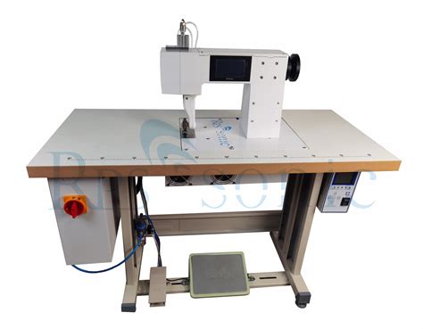 Khz Ultrasonic Sewing Machine With Rotary Anvils Rotary Horn For