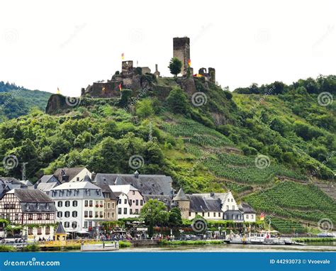 Beilstein Village and Metternich Castle, Germany Editorial Stock Photo ...