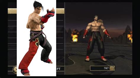 Creating Jin Kazama Tekken 5 DR Mortal Kombat Armageddon PS2 No