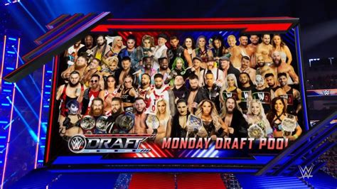 Wwe Draft Results Night Raw Tjr Wrestling