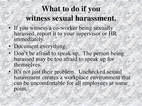 Sexual Harassment In The Workplace Ppt Download