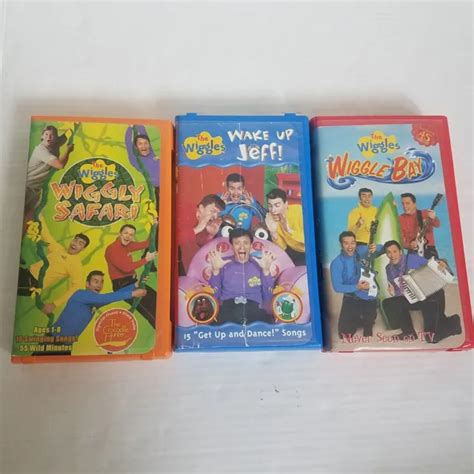 The Wiggles Vhs Lot Of 6 Wake Up Jeff Magical Adventure Yummy Yummy And More Eur 4360