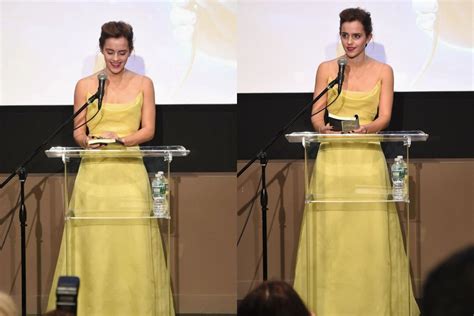 Emma Watson Channels Belle In Yellow Dress On The Red Carpet - News