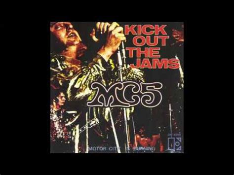 MC5 Kick Out The Jams Motor City Is Burning 1969 Red Black White