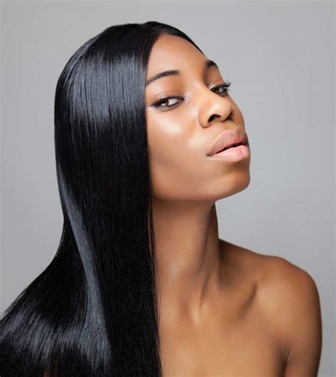 Straightening C Hair With Reduced Shrinkage