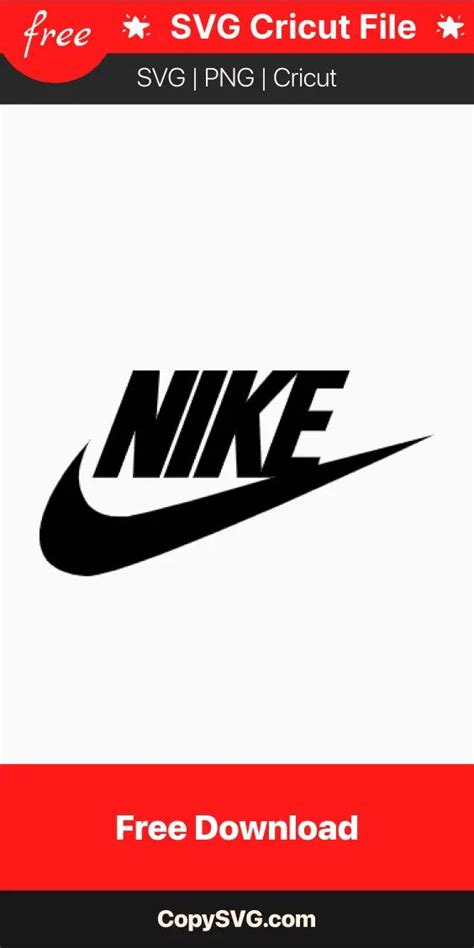 Sporty Style Nike Logo Free Svg In 2024 Clothing Brand Logos Cricut