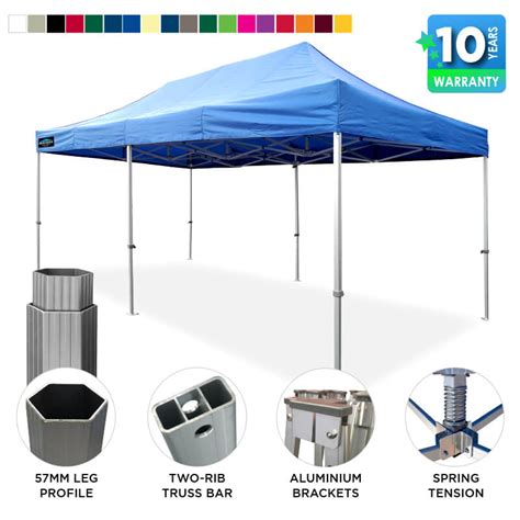 3x6m Gazebos Hercules Instant Shelter