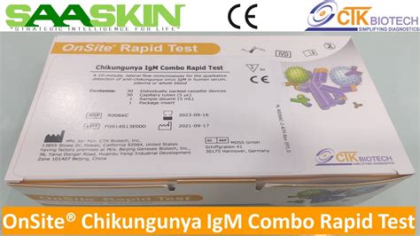 OnSite Chikungunya IgM Combo Rapid Test Kit UNBOXING CTK Biotech