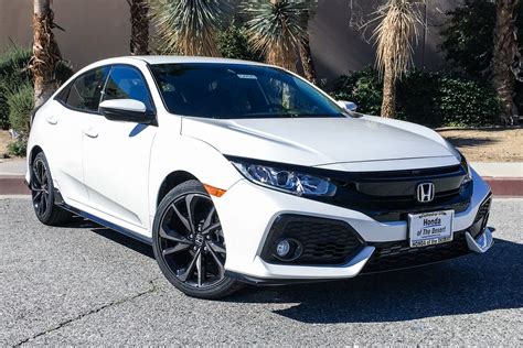 White Honda Civic Coupe 2019