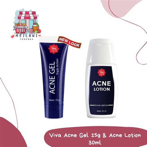 Jual Viva Acne Gel Triple Action G Acne Lotion Ml Krim