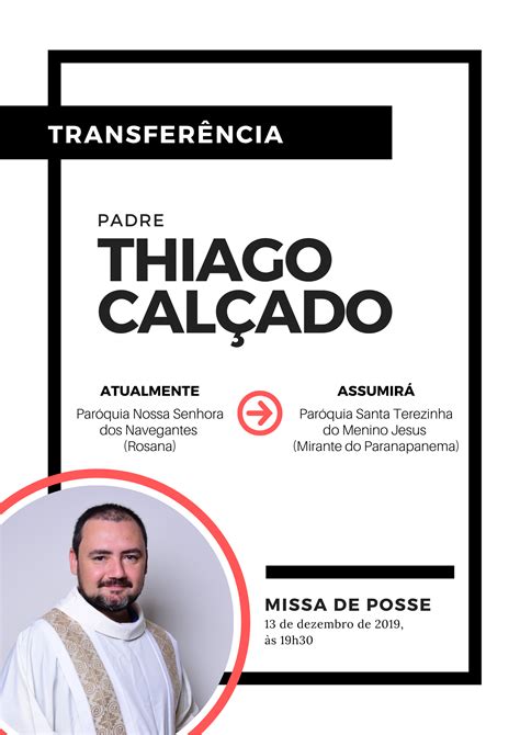 Transferências e Nomeações do Clero para 2019 Diocese Presidente Prudente