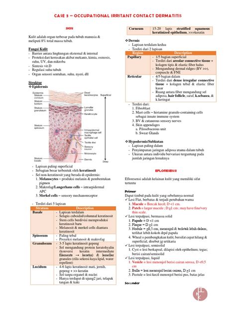 Case 3 Occupational Irritant Contact Dermatitis Pdf