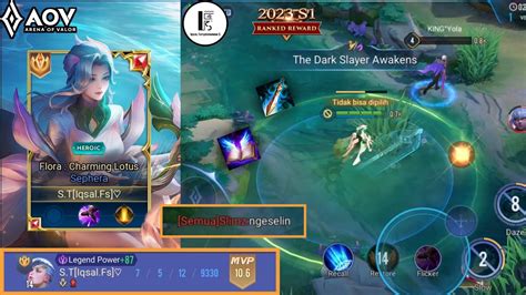 New Skin Sephera Flora Charming Lotus Top 1 Sephera Gameplay Arena